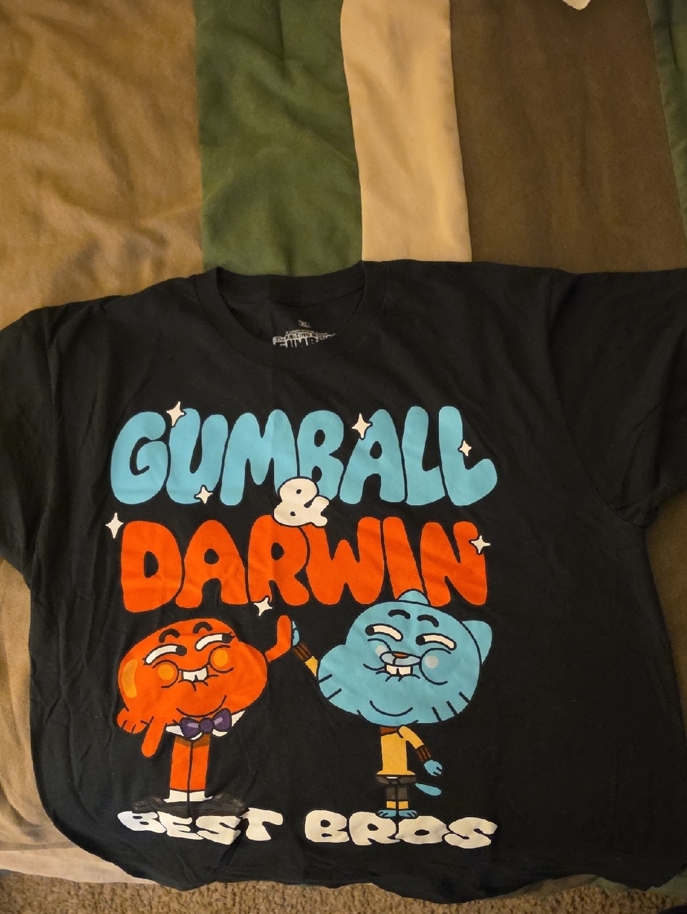 Gumball & Darwin 'Best Bros' Kids Graphic Tee - Black